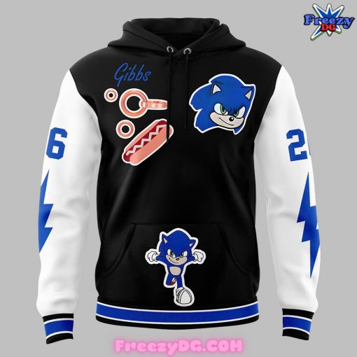 Detroit Lions Sonic Gibbs Special Black Hoodie