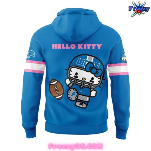 Detroit Lions x Hello Kitty Special Blue Hoodie