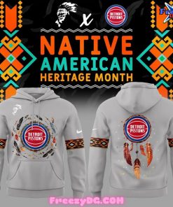 Detroit Pistons Native American Heritage Month 2024 Hoodie