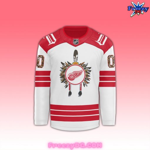 Detroit Red Wings Native American Heritage Month 2024 Hockey Jersey