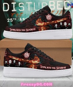 Disturbed Down with the Sickness 25th Anniversary Nike Air Force 1