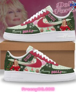 Dolly Parton Merry Dollymas Limited Edition Nike Air Force 1