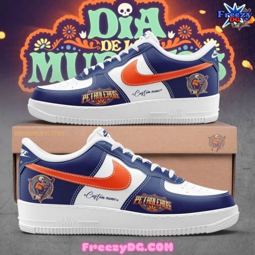 Edmonton Oilers Dia de los Muertos 2024 Nike Air Force 1