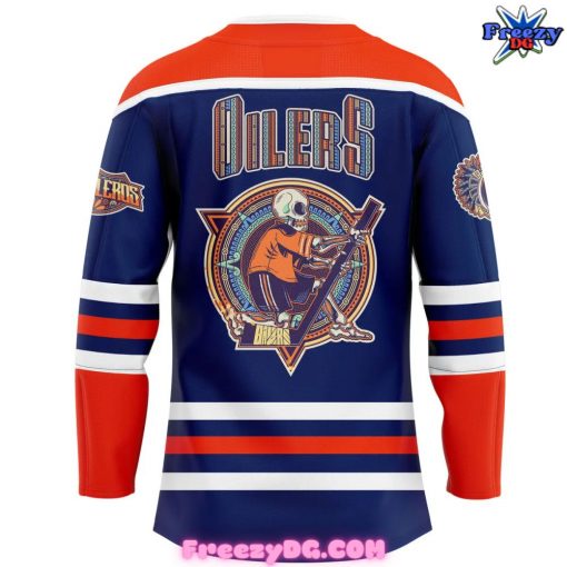 Edmonton Oilers Dia de los Muertos Hockey Jersey