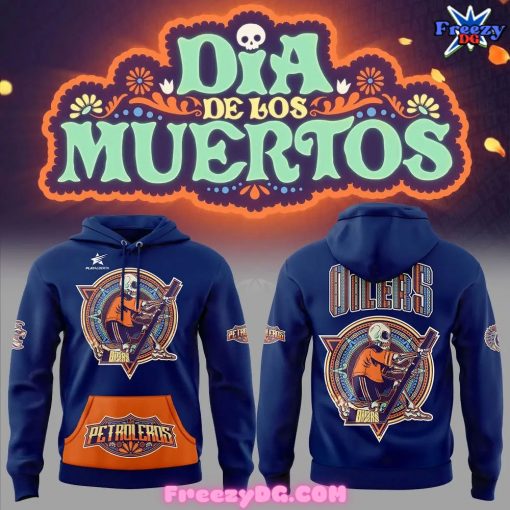 Edmonton Oilers Dia de los Muertos Hoodie