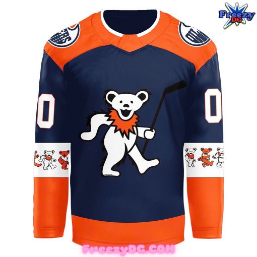 Edmonton Oilers Grateful Dead Night Hockey Jersey