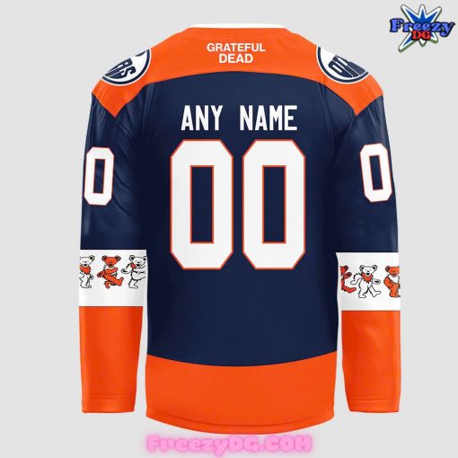 Edmonton Oilers Grateful Dead Night Hockey Jersey