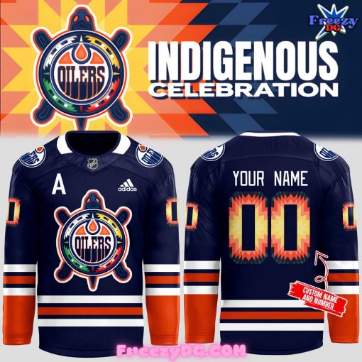 Edmonton Oilers Indigenous Celebration 2024 Hockey Jersey