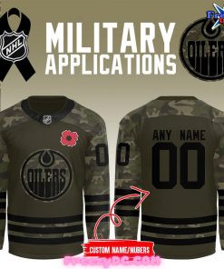 Edmonton Oilers Military Appreciation Night Special Hockey Jersey