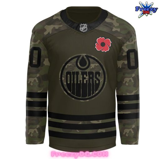 Edmonton Oilers Military Appreciation Night Special Hockey Jersey