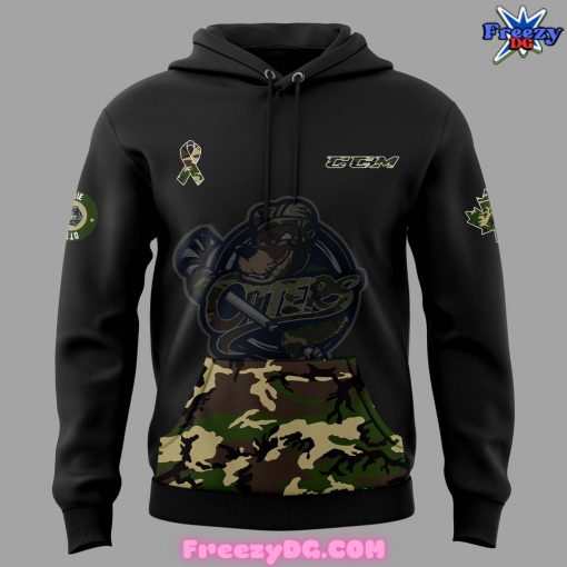 Erie Otters Military Appreciation 2024 Special Hoodie