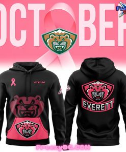 Everett Silvertips Breast Cancer Awareness Hoodie