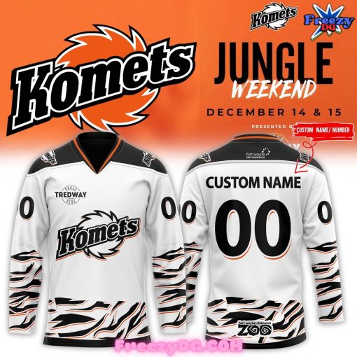 Fort Wayne Komets Jungle Weekend 2024 Hockey Jersey