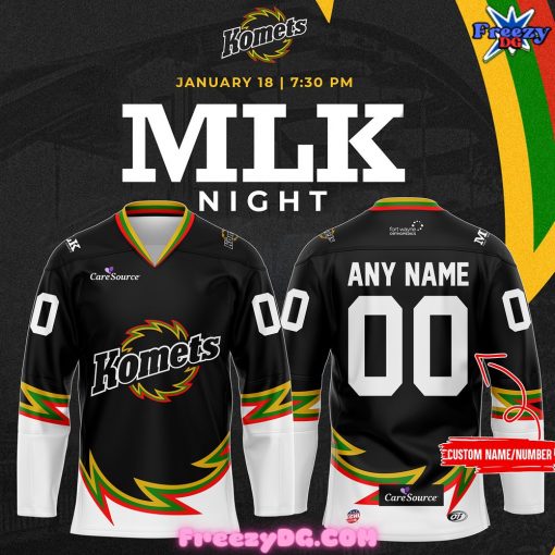 Fort Wayne Komets MLK Night 2024 Hockey Jersey