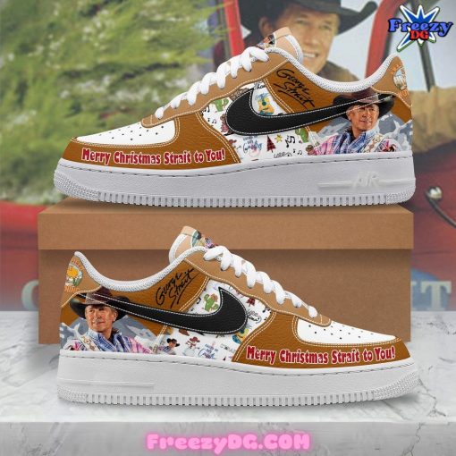 George Strait Merry Christmas Limited Edition Nike Air Force 1