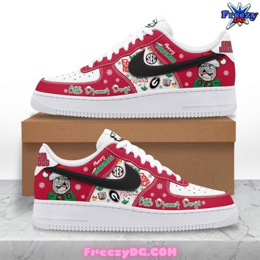 Georgia Bulldogs Merry Christmas Nike Air Force 1