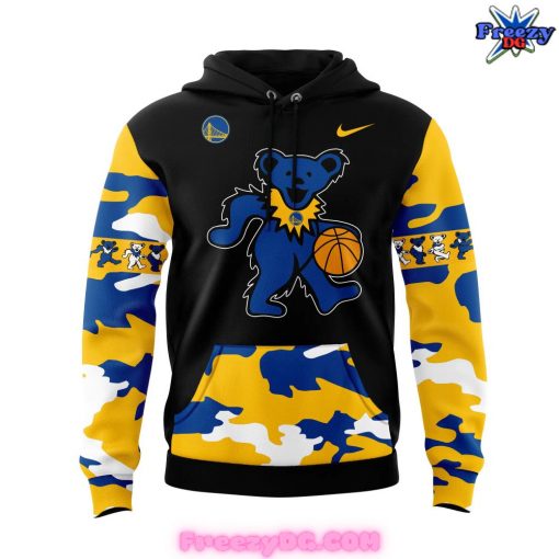 Golden State Warriors Grateful Dead Night 2024 Camo Hoodie