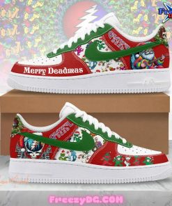 Grateful Dead Merry Deadmas Limited Edition Nike Air Force 1