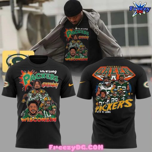 Green Bay Packers x 4th N Long PackOffense Special T-Shirt