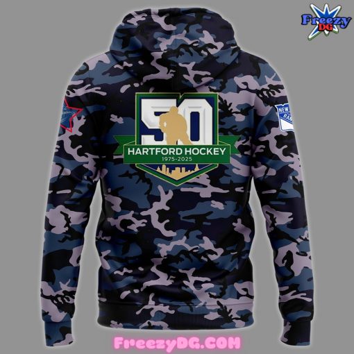 Hartford Wolf Pack 50th Anniversary Special Camo Hoodie