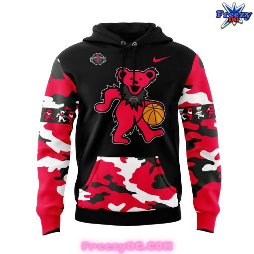 Houston Rockets Grateful Dead Night 2024 Camo Hoodie