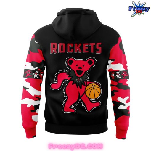 Houston Rockets Grateful Dead Night 2024 Camo Hoodie