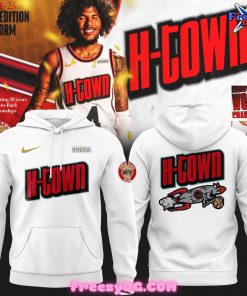 Houston Rockets H-Town Believe It Again 2024 White Hoodie