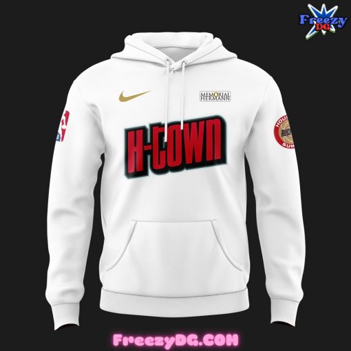 Houston Rockets H-Town 2024 White Hoodie