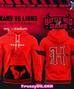 Houston Texans Battle Red Game 2024 Hoodie