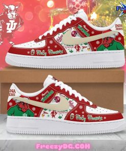 Indiana Hoosiers O Holy Hoosiers Christmas Edition Nike Air Force 1