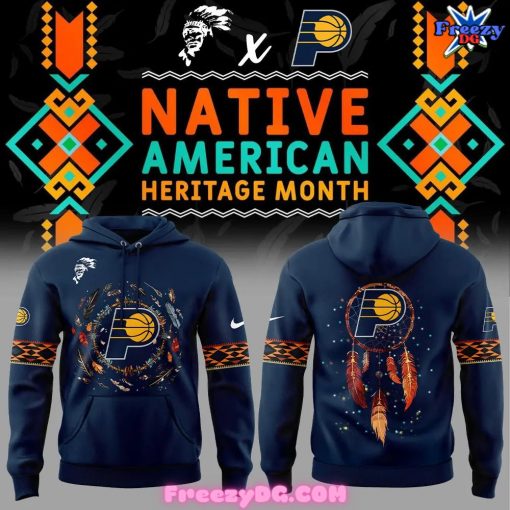 Indiana Pacers Native American Heritage Month 2024 Hoodie