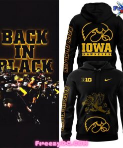 Iowa Hawkeyes Back in Black 2024 Hoodie