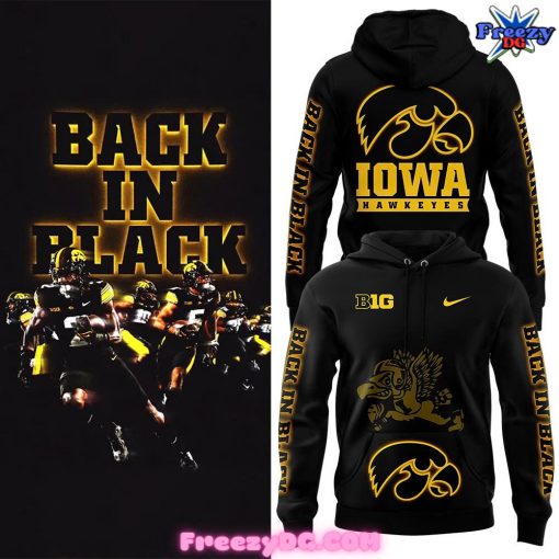 Iowa Hawkeyes Back in Black 2024 Hoodie