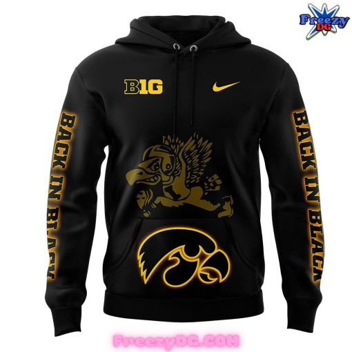 Iowa Hawkeyes Back in Black 2024 Hoodie