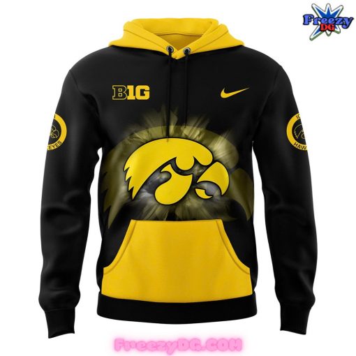 Iowa Hawkeye Football Black In Black 2024 Hoodie