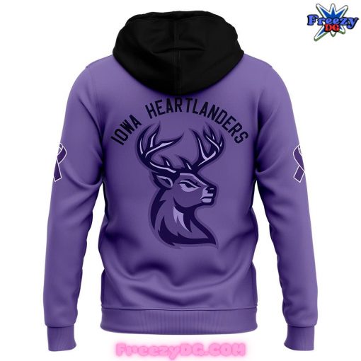 Iowa Heartlanders Stick it to Cancer Hoodie