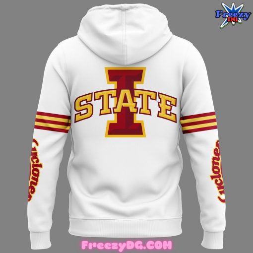 Iowa State Football Special White Hoodie