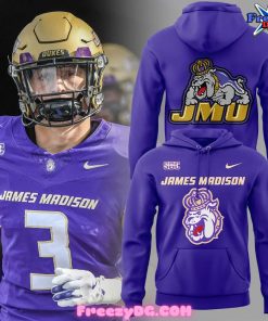 James Madison Dukes Football Nike Purple Hoodie