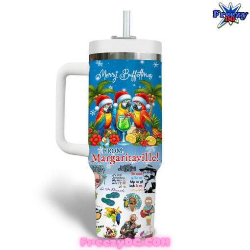 Jimmy Buffett Merry Buffettmas Stanley Tumbler Cup