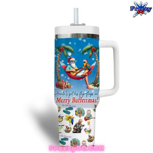 Jimmy Buffett Merry Buffettmas Stanley Tumbler Cup