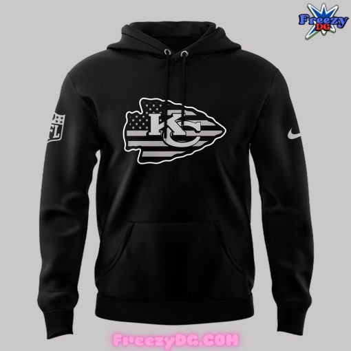 Kansas City Chiefs American Flag Black Hoodie