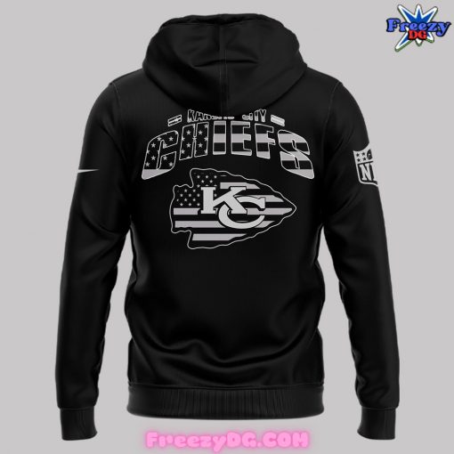 Kansas City Chiefs American Flag Black Hoodie