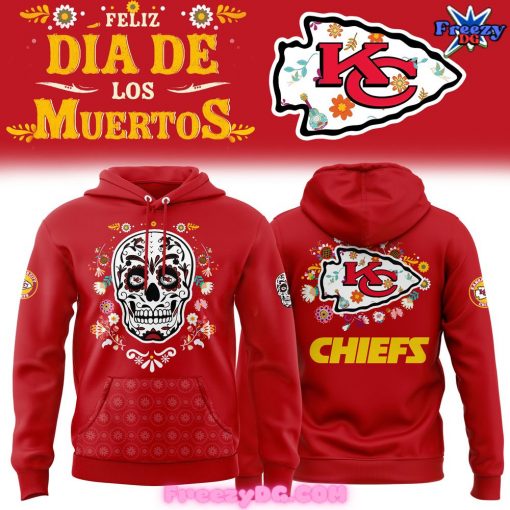 Kansas City Chiefs Feliz Dia De Los Muertos Hoodie