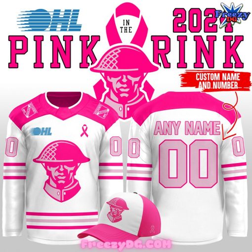 Kitchener Rangers Pink In The Rink Hockey Jersey