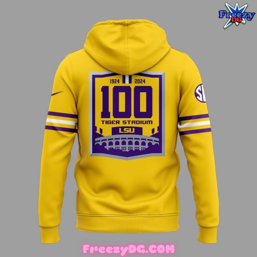 LSU Tigers IT Never Gets Old Special Yellow Zip Hoodie