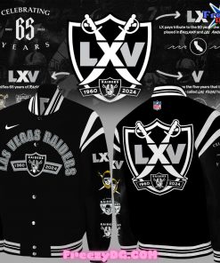 Las Vegas Raiders 65th Anniversary Limited Edition Jacket