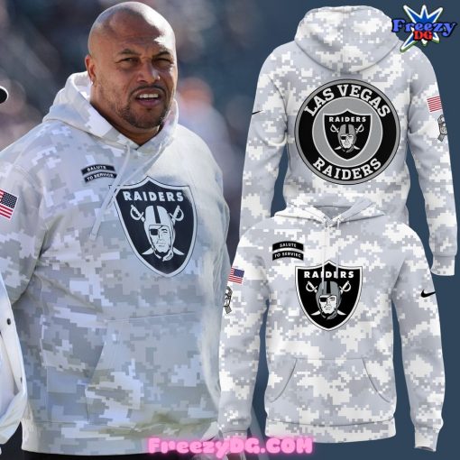 Las Vegas Raiders Veteran Camo Special 2024 Hoodie