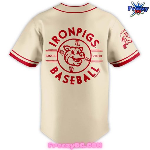 Lehigh Valley IronPigs 50s-Style Fauxback Baseball Jersey