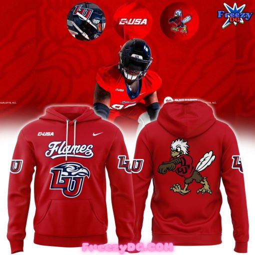 Liberty Flames Football Team Spirit Hoodie