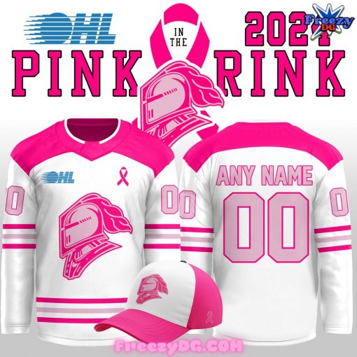 London Knights Pink In The Rink Hockey Jersey